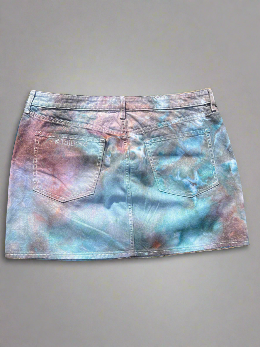 Azul Sparkle Jean Skirt