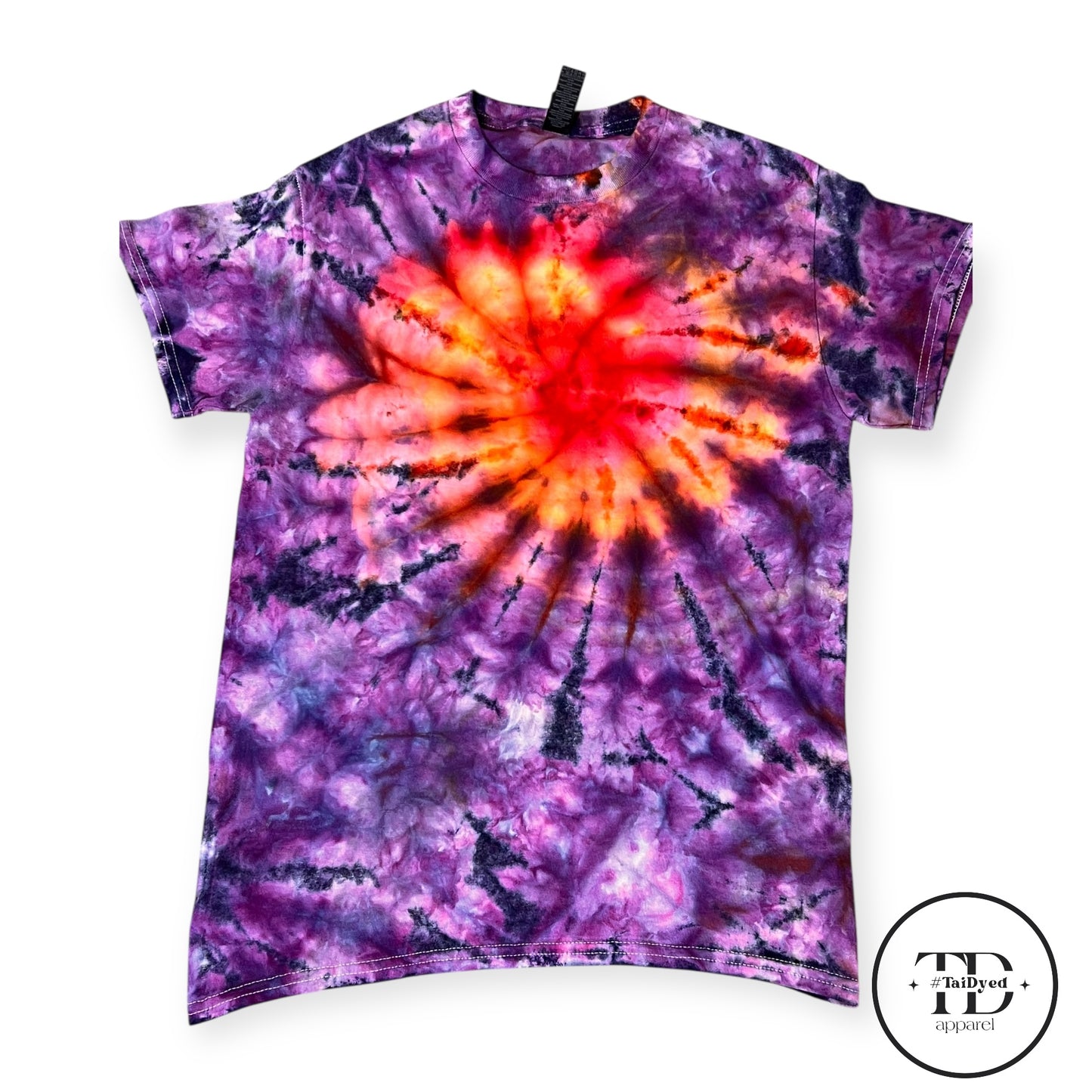 Rain Dyed Fire Galaxy Spiral