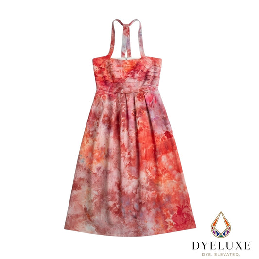 Pleated Halter Dress