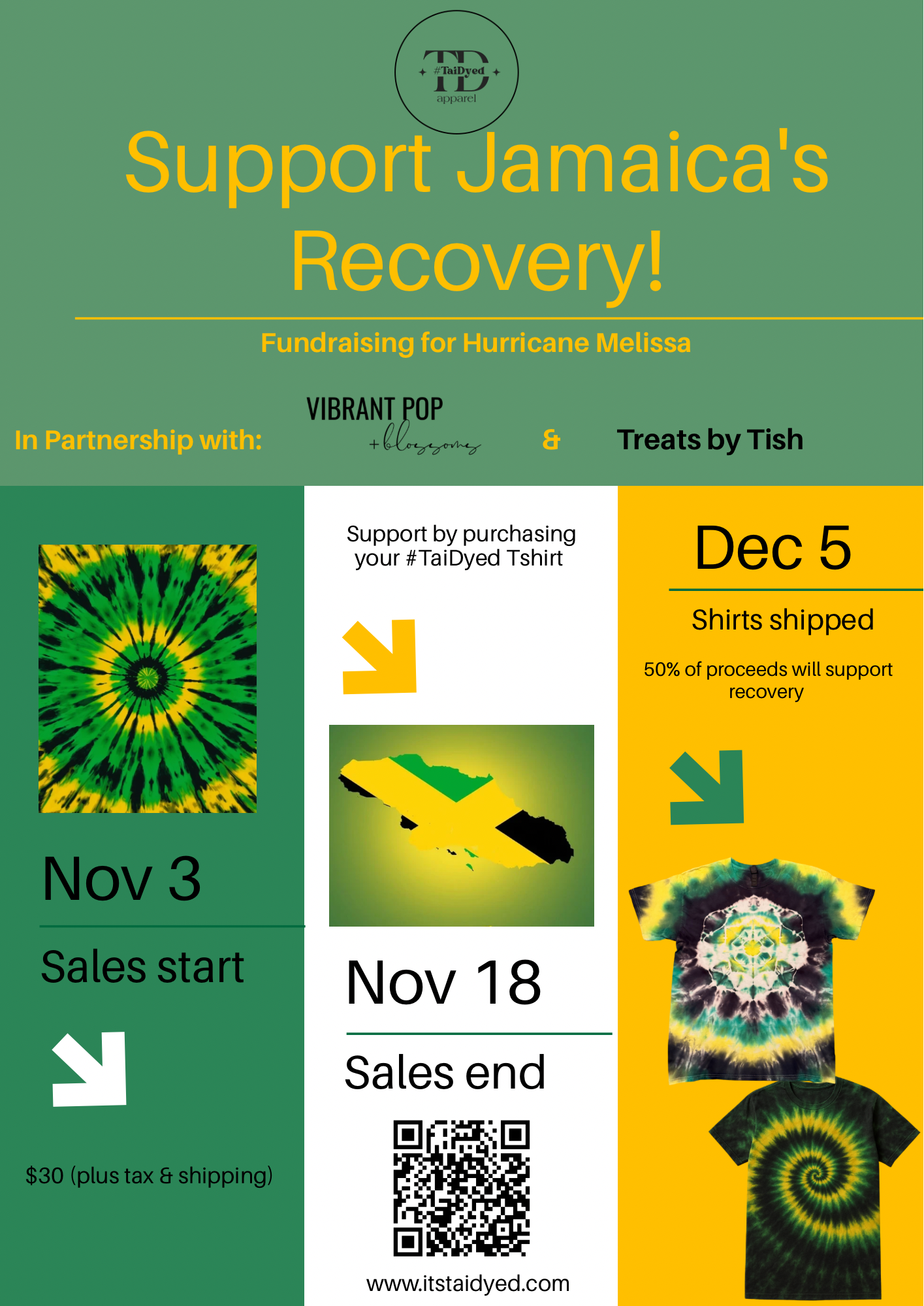 Jamaica Fundraiser Tshirt